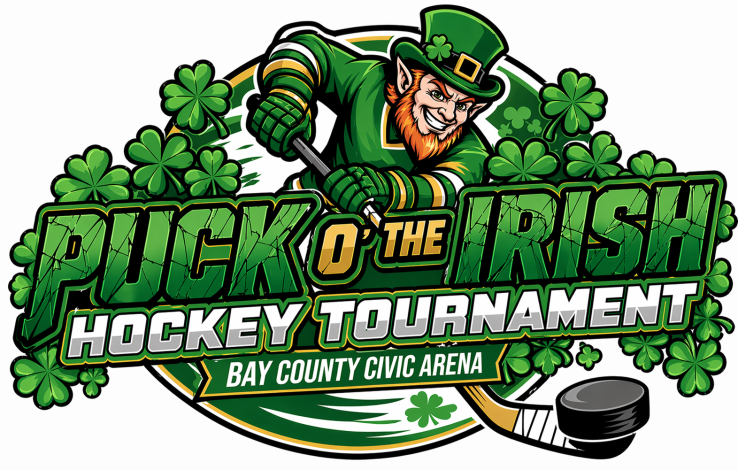 Puck O' The Irish Hockey Tournament Logo